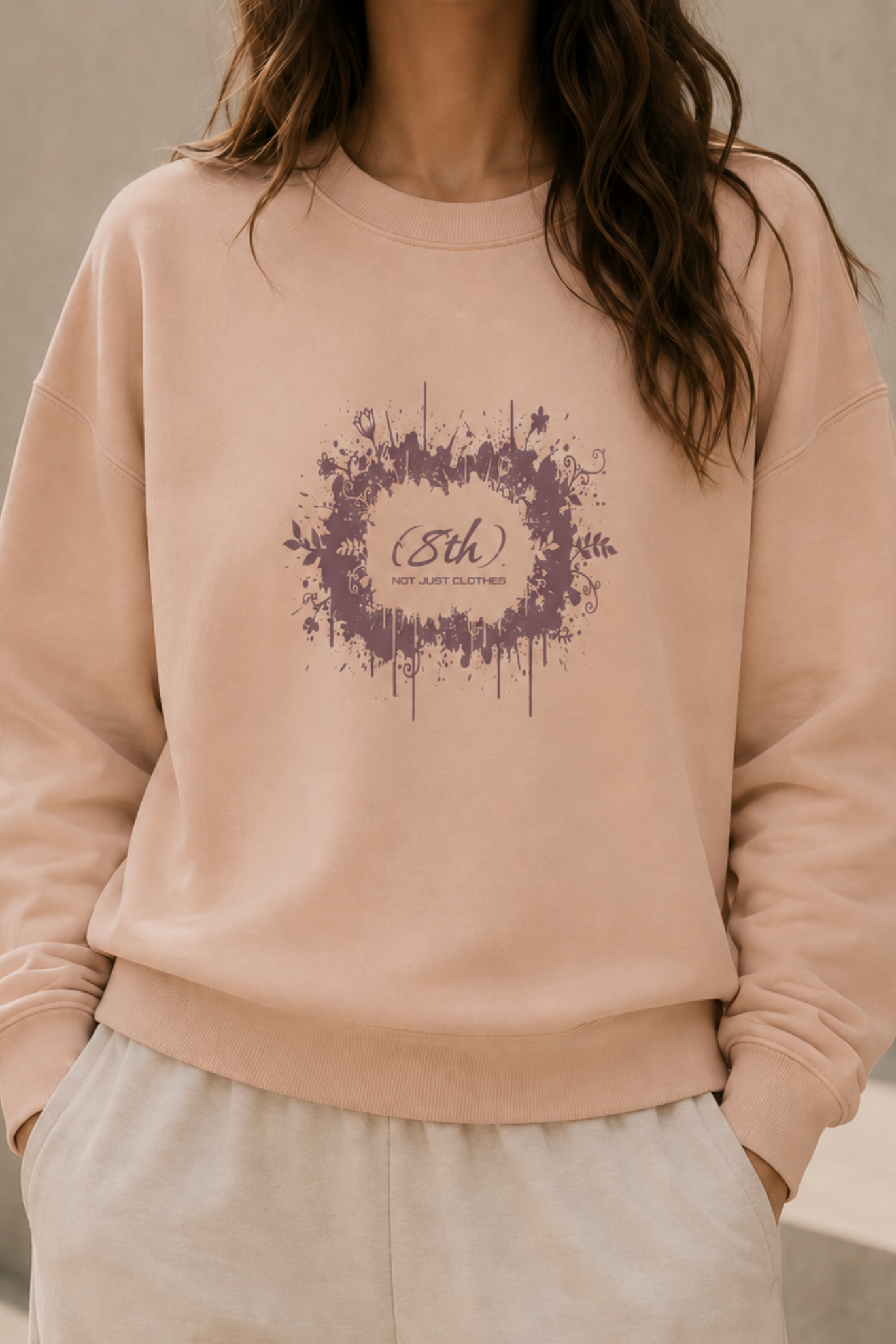 Sudadera Crewneck de 8th frontal